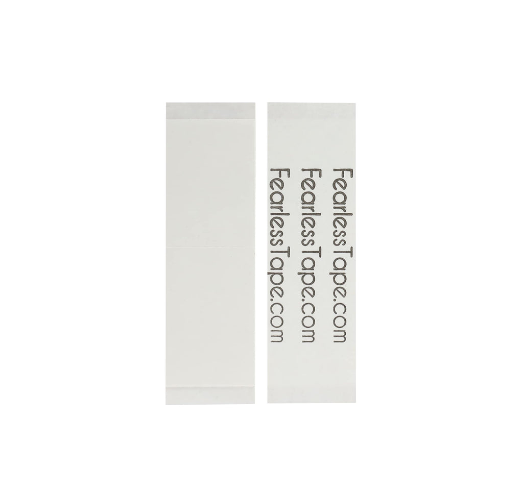 Fearless Tape Double Sided Clothing & Body Tape, 50 Strips | 50 Clear Strips - Ready for Weddings, Proms, and Everyday Outfit Fixes