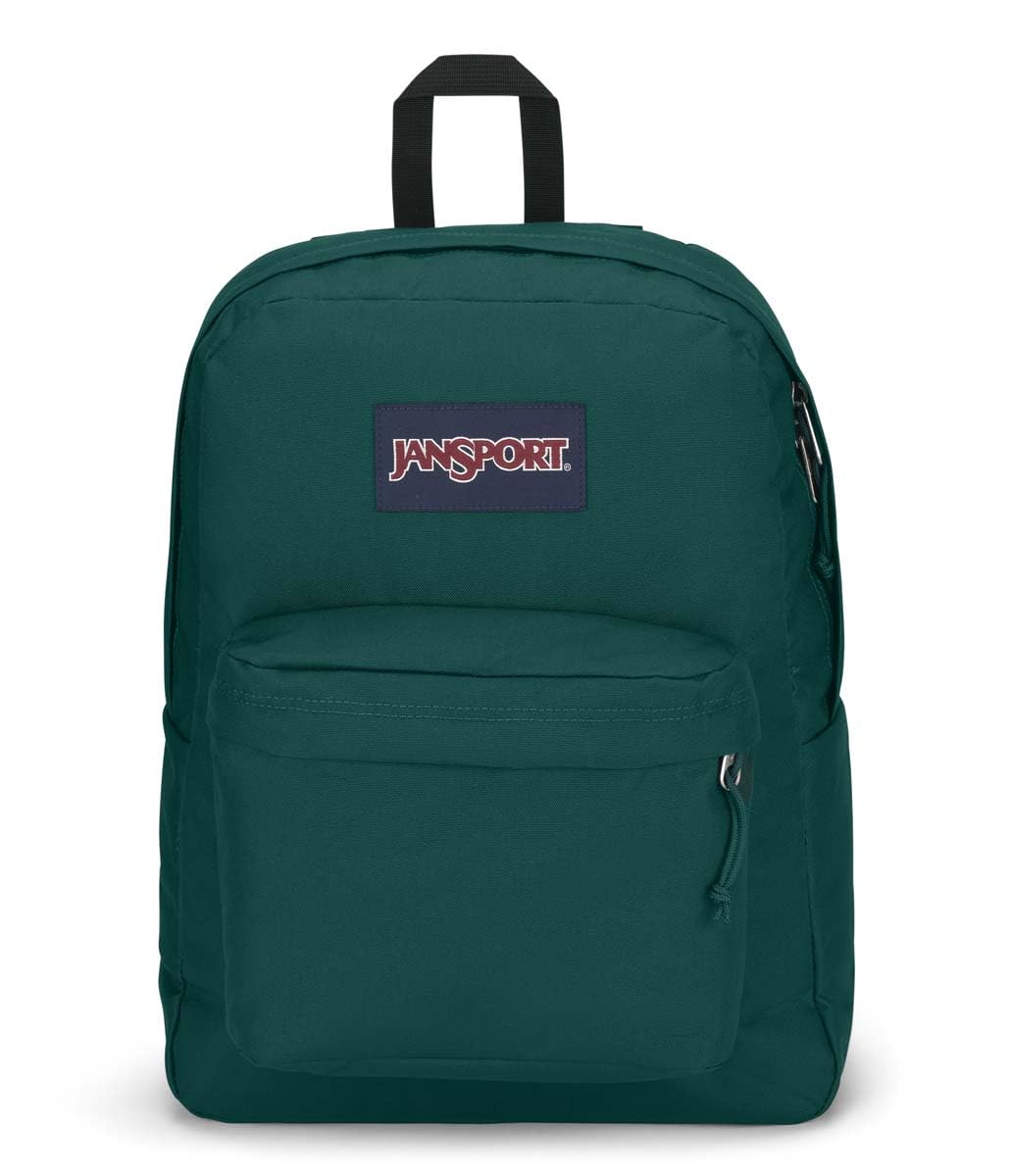 JanSport SuperBreak One Backpack - Durable, Lightweight Bag with 1 Main Compartment, Front Utility Pocket with Built-in Organizer, Premium Backpack, Cherry Lacquer