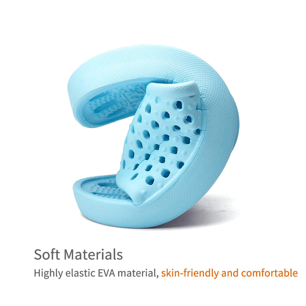 Xomiboe Shower Shoes For Men Women, Quick Dry Shower Slippers for Bathroom | Non Slip Lightweight EVA, With Drain Holes, Wide Fit For Gym Shower, College Dorm, Locker Room, Indoor, Pool