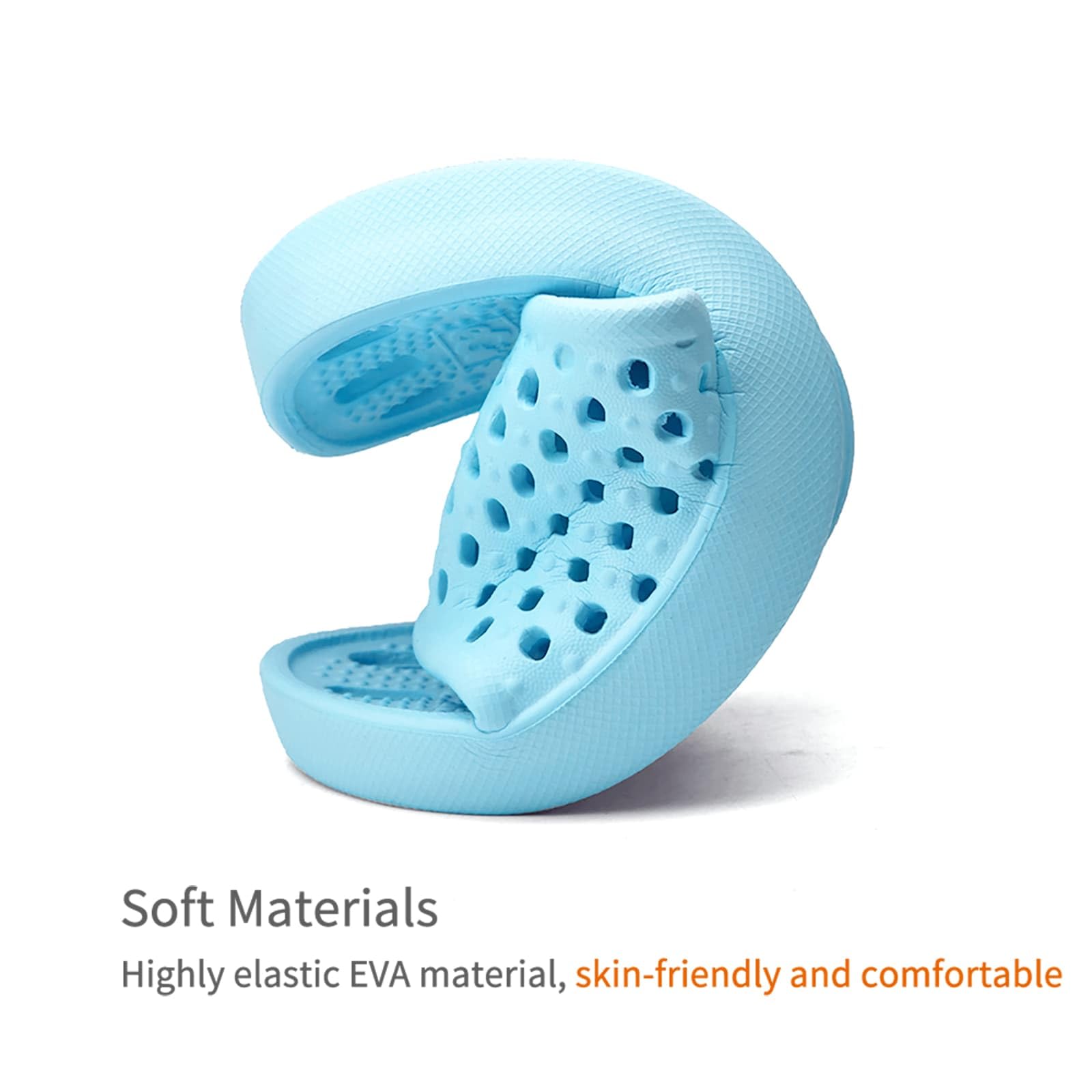 Xomiboe Shower Shoes For Men Women, Quick Dry Shower Slippers for Bathroom | Non Slip Lightweight EVA, With Drain Holes, Wide Fit For Gym Shower, College Dorm, Locker Room, Indoor, Pool