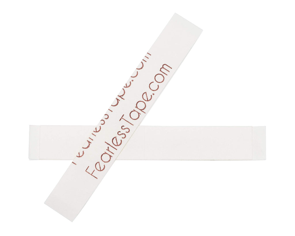 Fearless Tape Double Sided Clothing & Body Tape, 50 Strips | 50 Clear Strips - Ready for Weddings, Proms, and Everyday Outfit Fixes