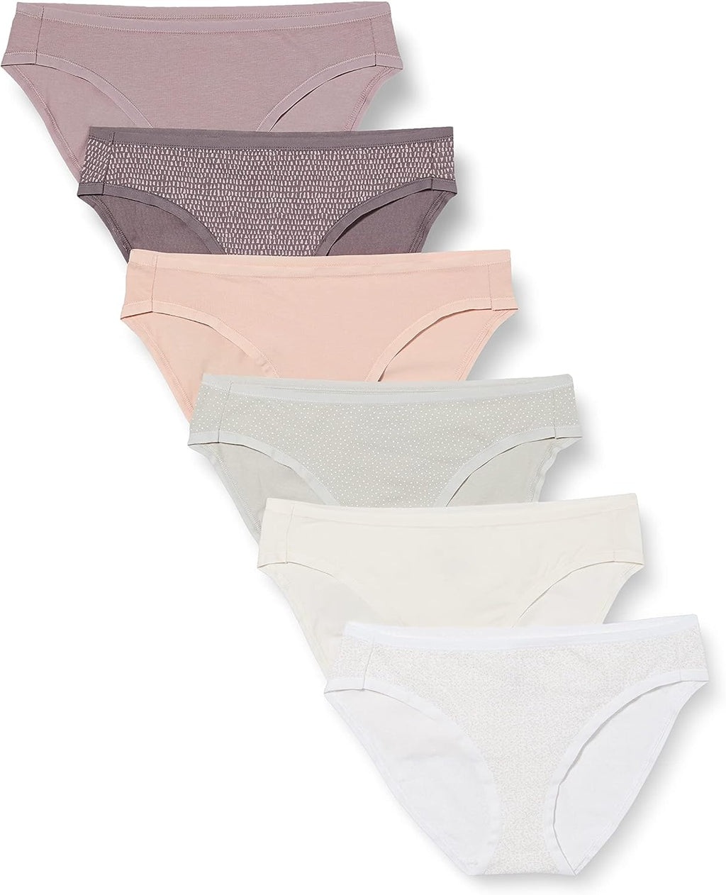Amazon Essentials Women's Cotton Spandex Bikini Brief Underwear (Available in Plus Size)