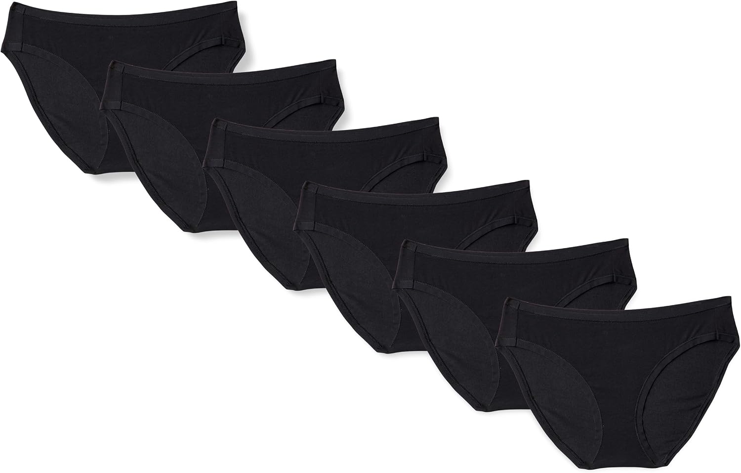 Amazon Essentials Women's Cotton Spandex Bikini Brief Underwear (Available in Plus Size)