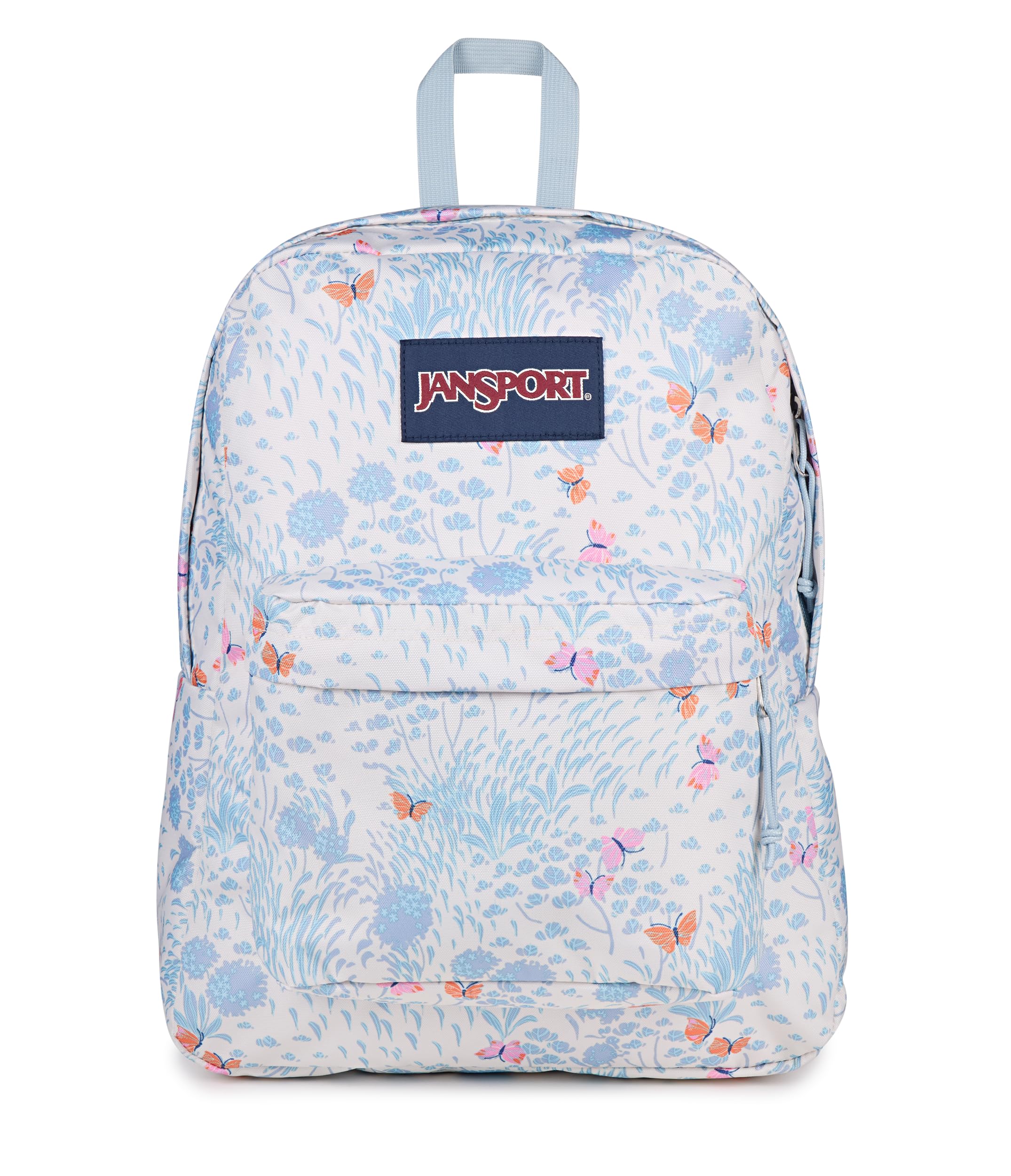 JanSport SuperBreak One Backpack - Durable, Lightweight Bag with 1 Main Compartment, Front Utility Pocket with Built-in Organizer, Premium Backpack, Cherry Lacquer