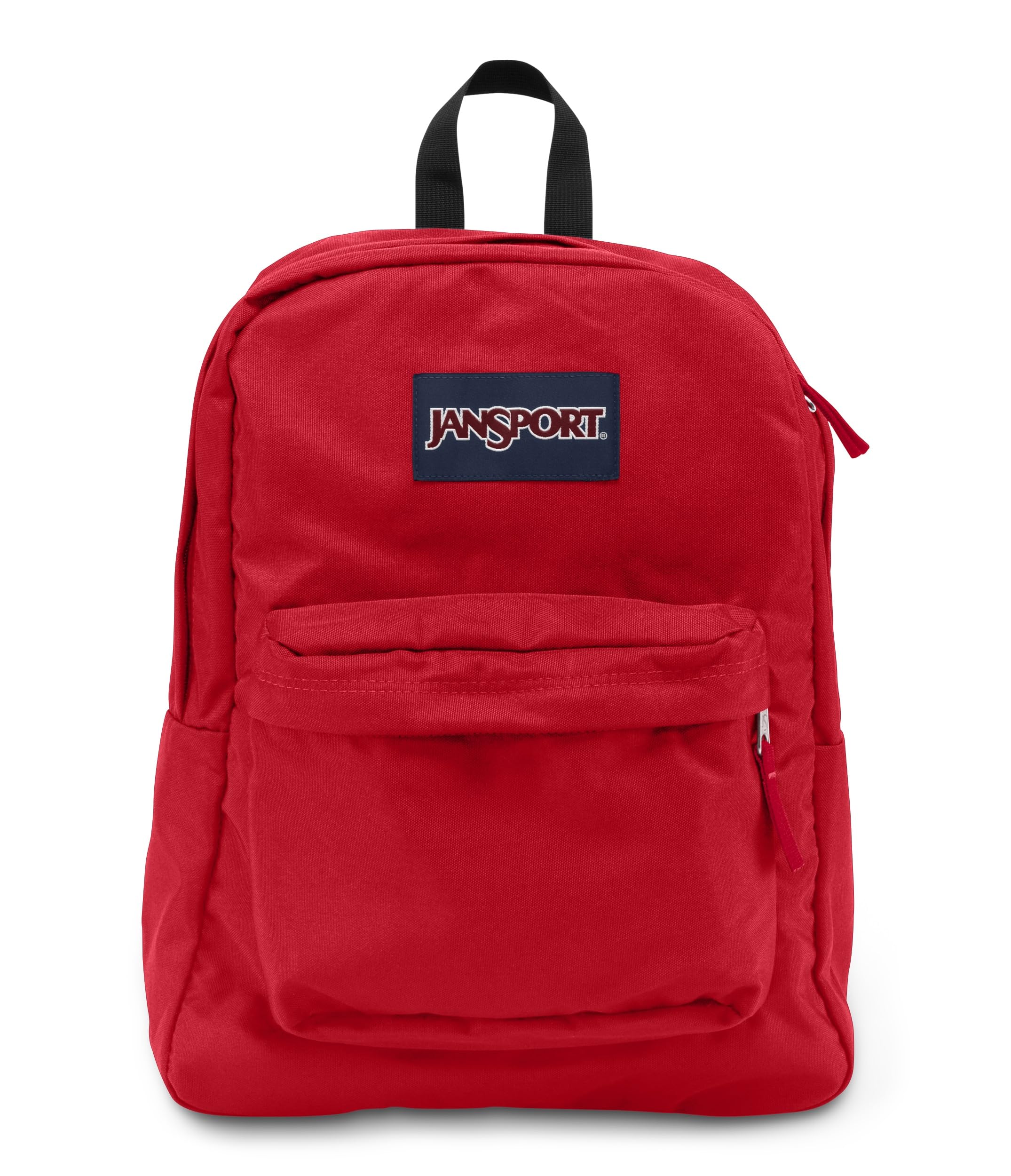 JanSport SuperBreak One Backpack - Durable, Lightweight Bag with 1 Main Compartment, Front Utility Pocket with Built-in Organizer, Premium Backpack, Cherry Lacquer
