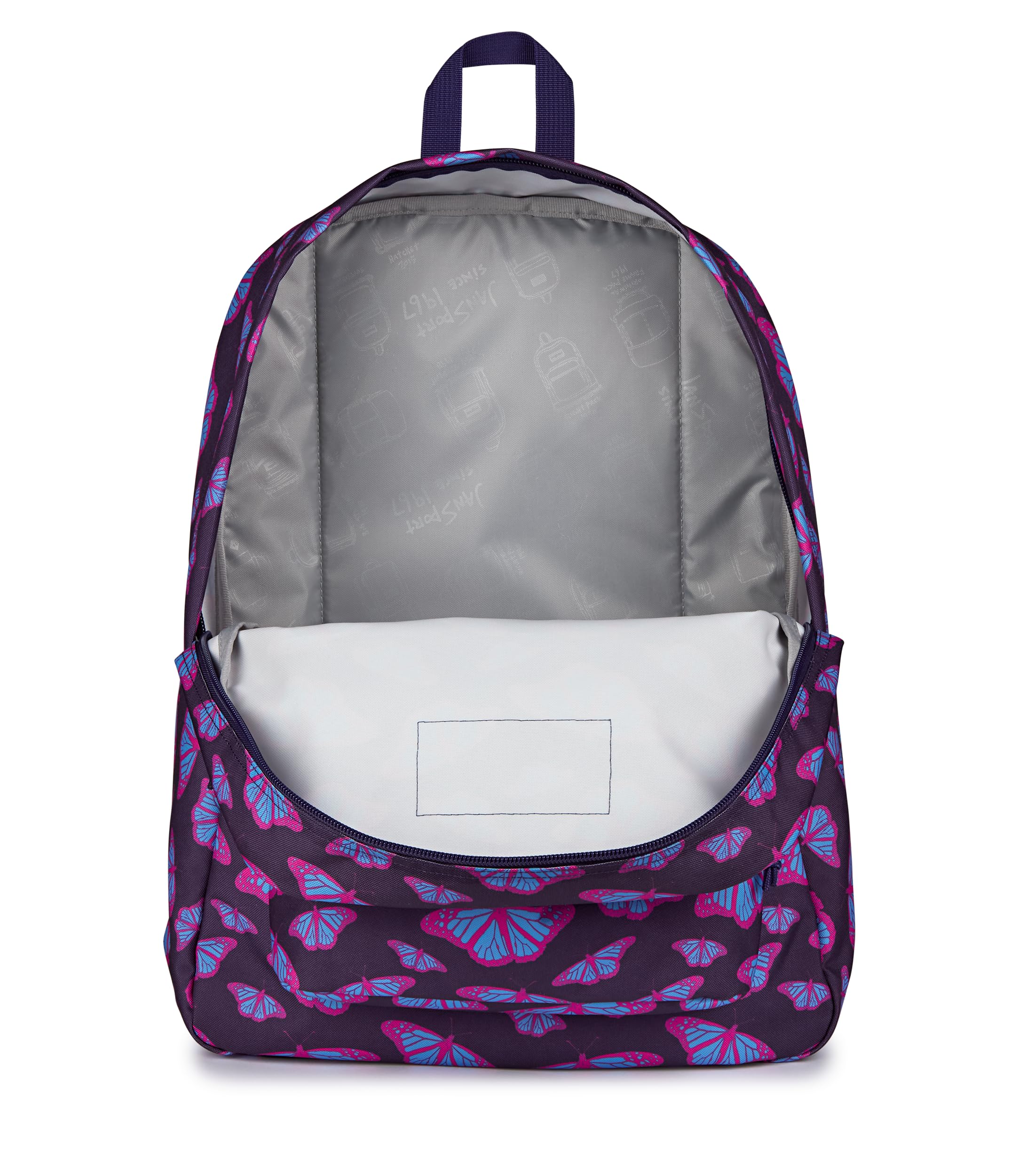 JanSport SuperBreak One Backpack - Durable, Lightweight Bag with 1 Main Compartment, Front Utility Pocket with Built-in Organizer, Premium Backpack, Cherry Lacquer