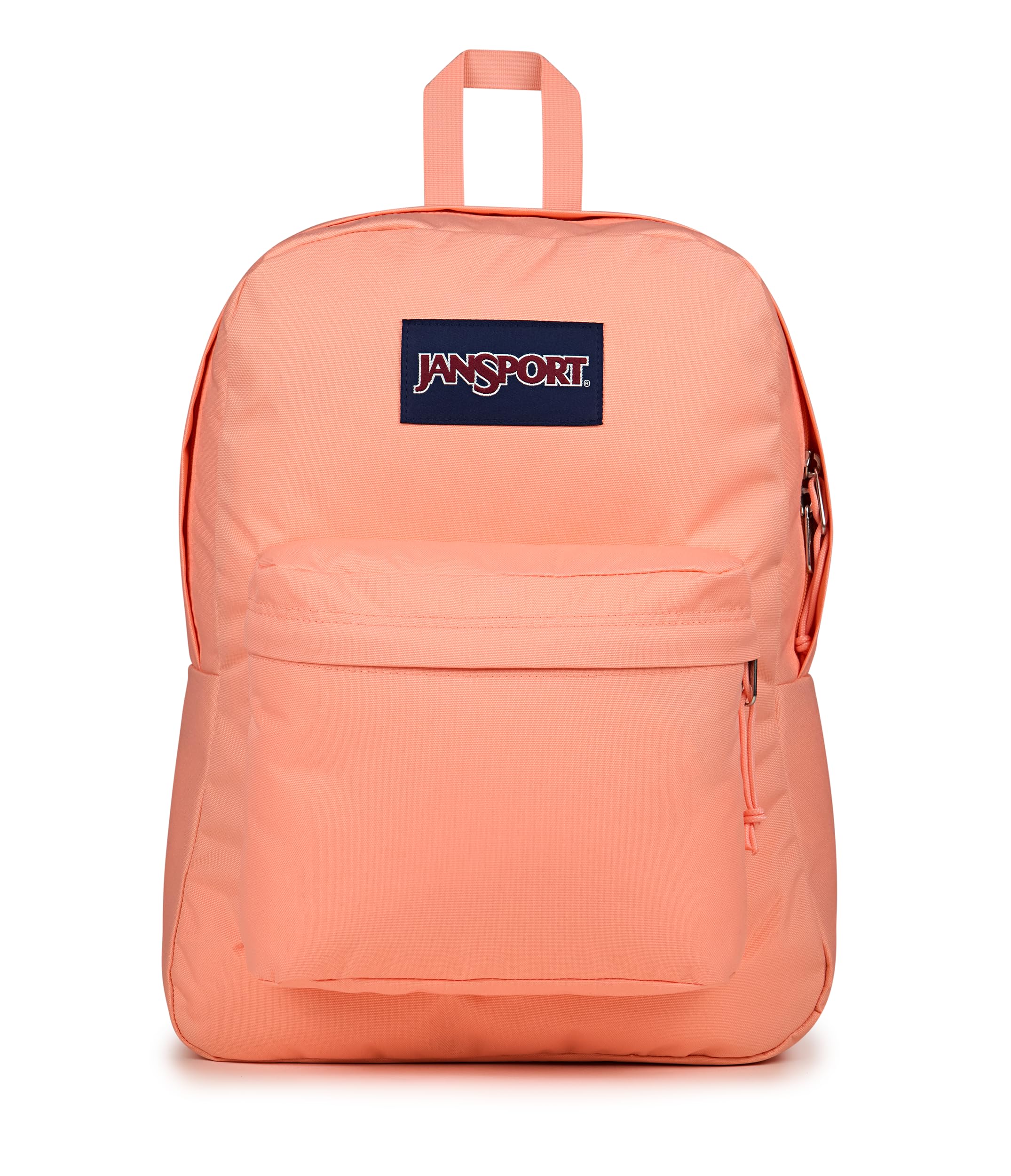 JanSport SuperBreak One Backpack - Durable, Lightweight Bag with 1 Main Compartment, Front Utility Pocket with Built-in Organizer, Premium Backpack, Cherry Lacquer