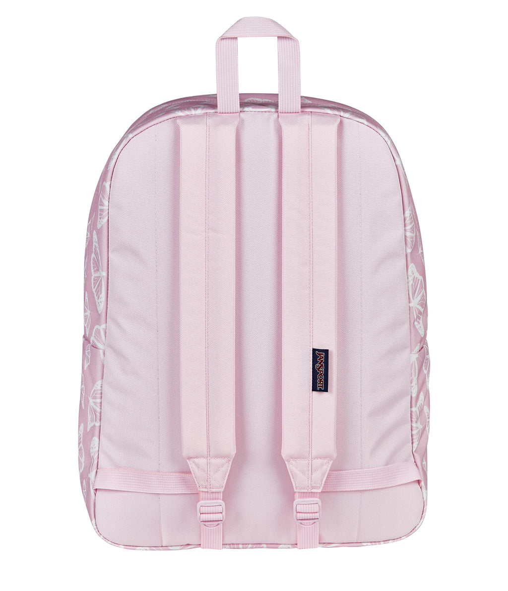 JanSport SuperBreak One Backpack - Durable, Lightweight Bag with 1 Main Compartment, Front Utility Pocket with Built-in Organizer, Premium Backpack, Cherry Lacquer