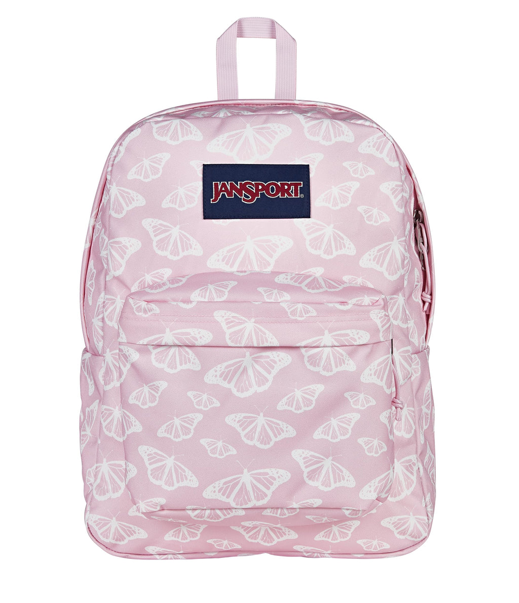 JanSport SuperBreak One Backpack - Durable, Lightweight Bag with 1 Main Compartment, Front Utility Pocket with Built-in Organizer, Premium Backpack, Cherry Lacquer