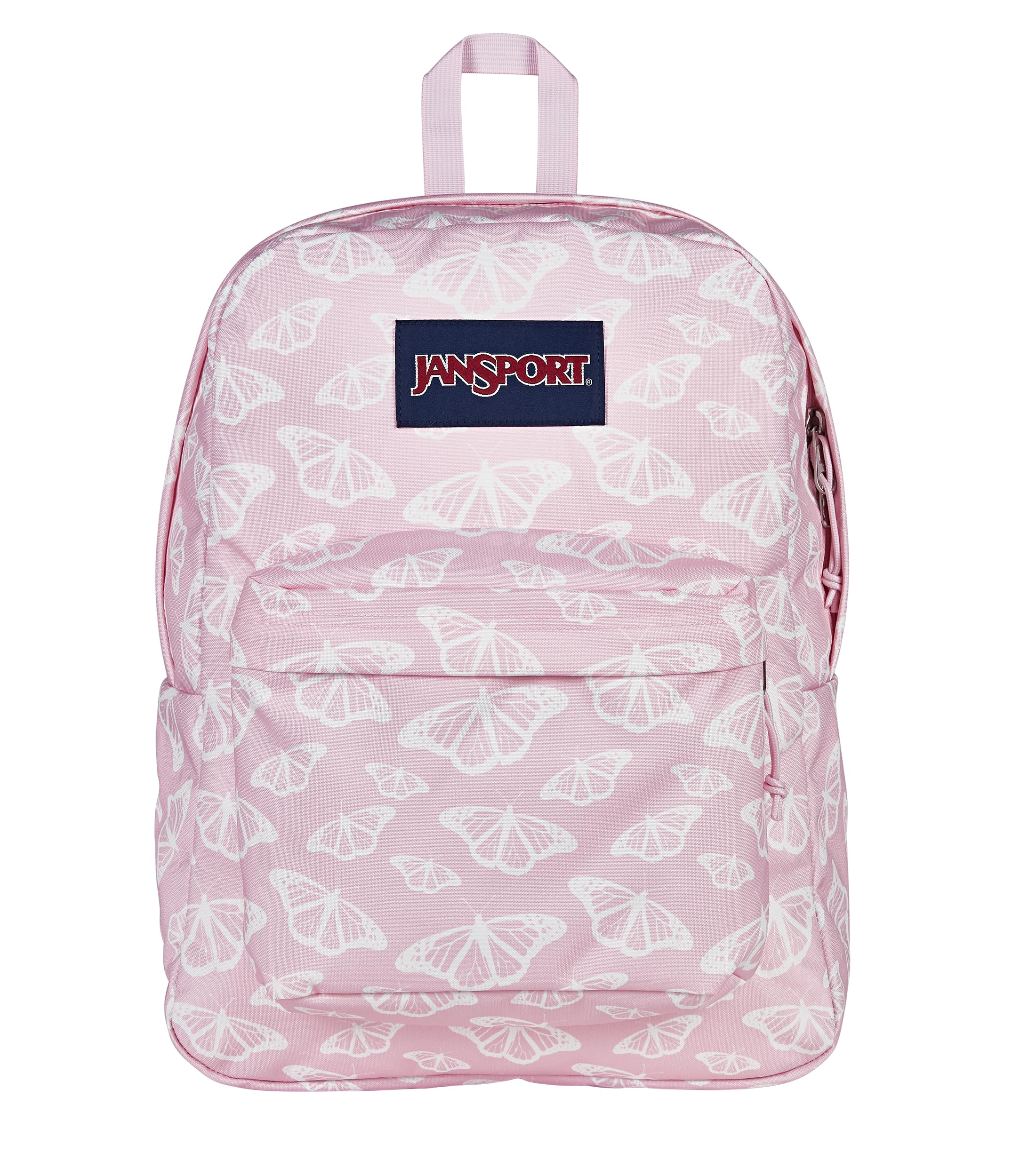 JanSport SuperBreak One Backpack - Durable, Lightweight Bag with 1 Main Compartment, Front Utility Pocket with Built-in Organizer, Premium Backpack, Cherry Lacquer