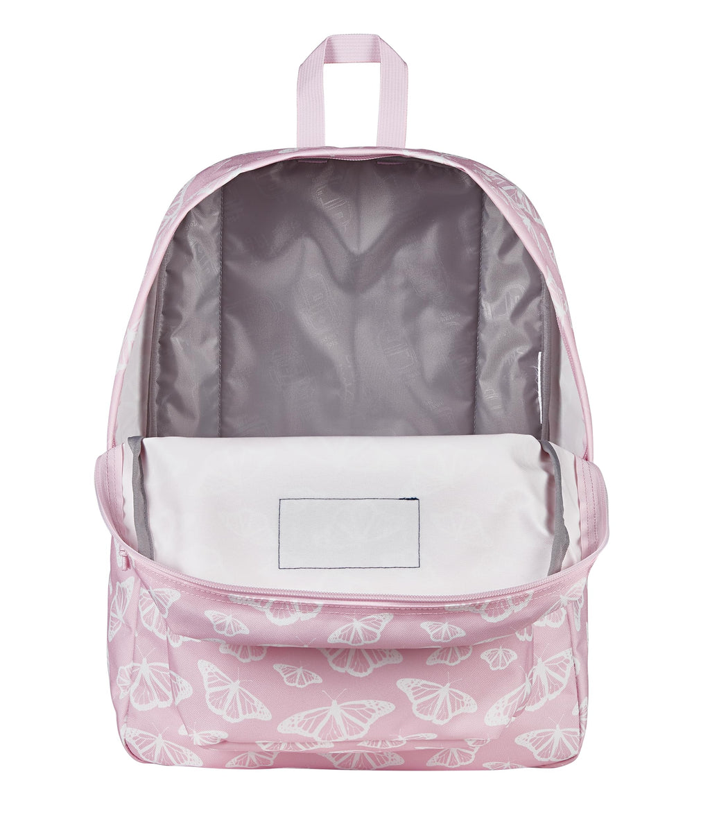 JanSport SuperBreak One Backpack - Durable, Lightweight Bag with 1 Main Compartment, Front Utility Pocket with Built-in Organizer, Premium Backpack, Cherry Lacquer