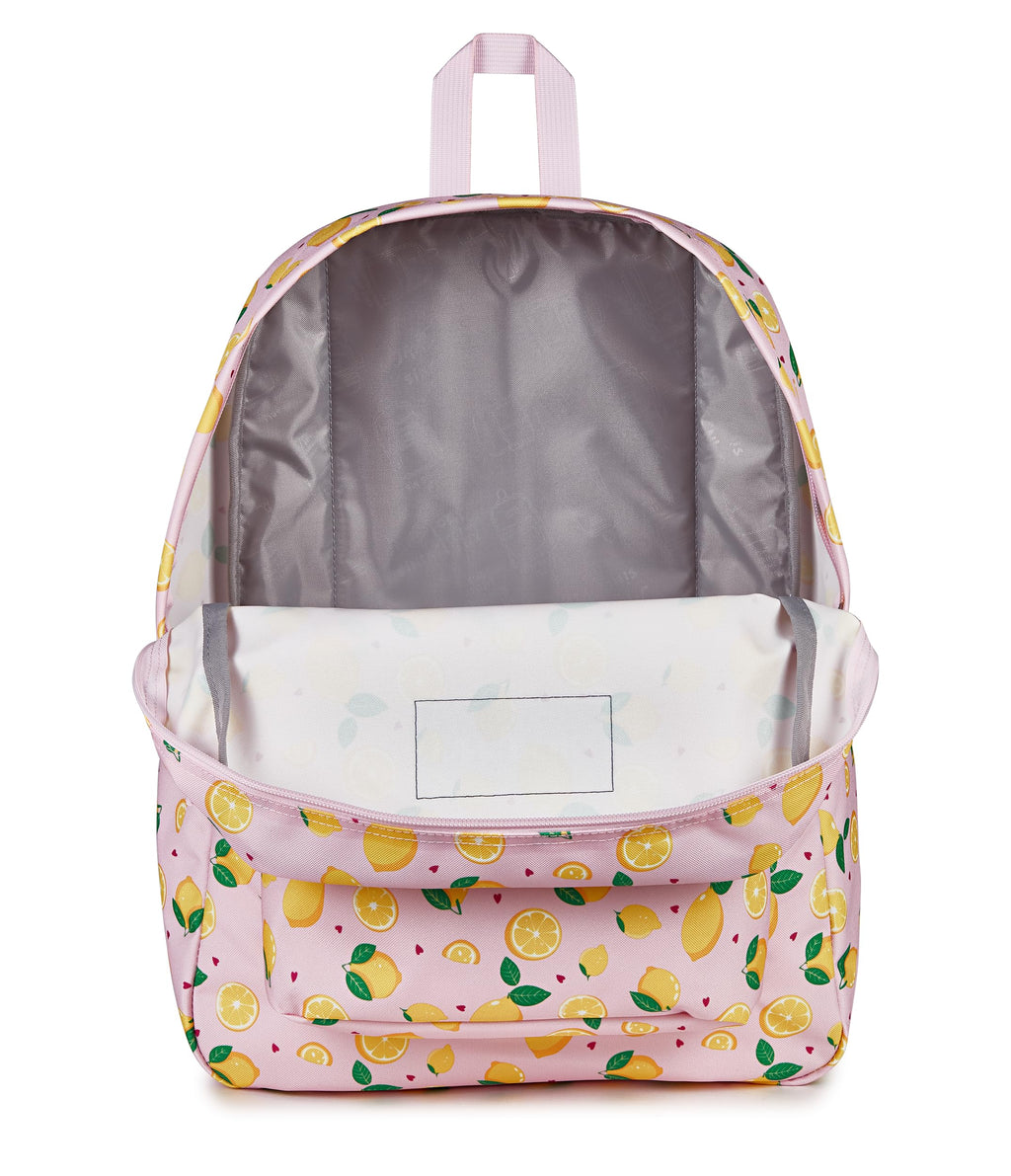 JanSport SuperBreak One Backpack - Durable, Lightweight Bag with 1 Main Compartment, Front Utility Pocket with Built-in Organizer, Premium Backpack, Cherry Lacquer