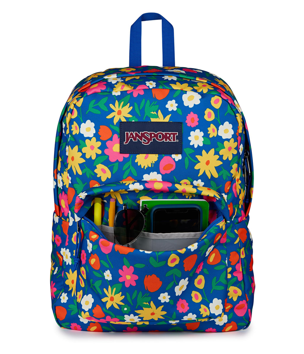 JanSport SuperBreak One Backpack - Durable, Lightweight Bag with 1 Main Compartment, Front Utility Pocket with Built-in Organizer, Premium Backpack, Cherry Lacquer