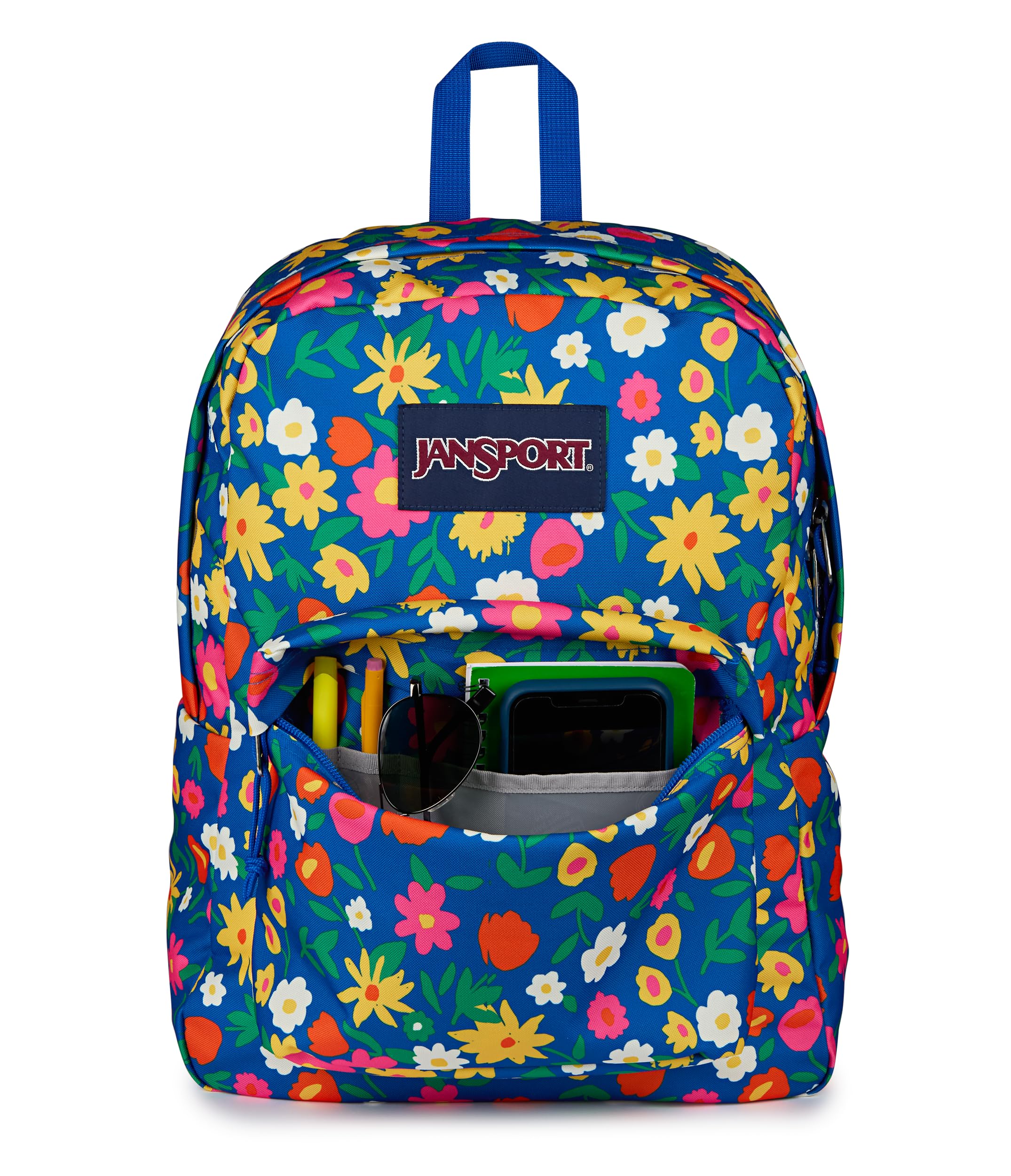 JanSport SuperBreak One Backpack - Durable, Lightweight Bag with 1 Main Compartment, Front Utility Pocket with Built-in Organizer, Premium Backpack, Cherry Lacquer