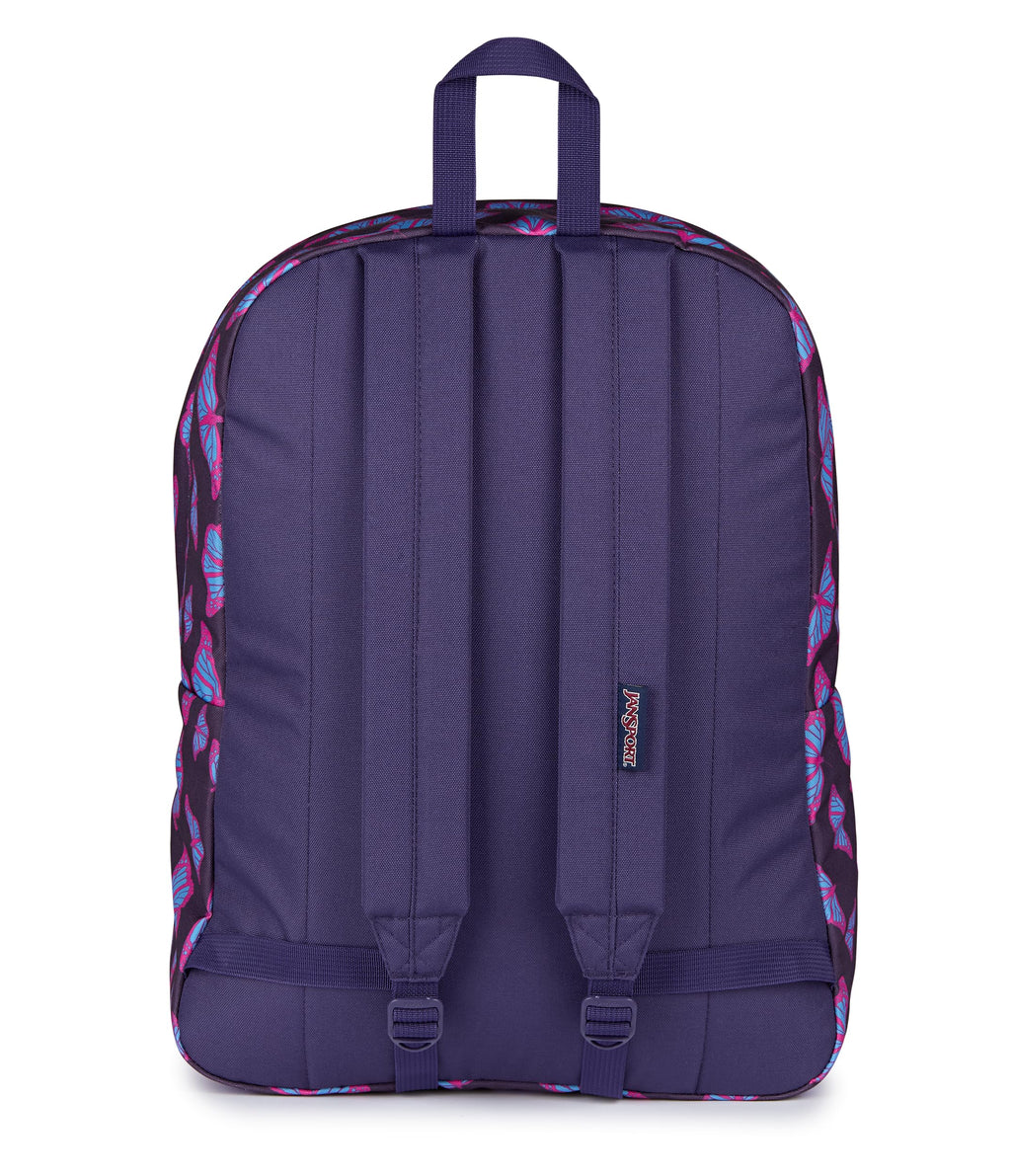 JanSport SuperBreak One Backpack - Durable, Lightweight Bag with 1 Main Compartment, Front Utility Pocket with Built-in Organizer, Premium Backpack, Cherry Lacquer