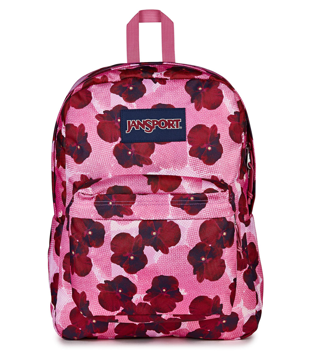JanSport SuperBreak One Backpack - Durable, Lightweight Bag with 1 Main Compartment, Front Utility Pocket with Built-in Organizer, Premium Backpack, Cherry Lacquer