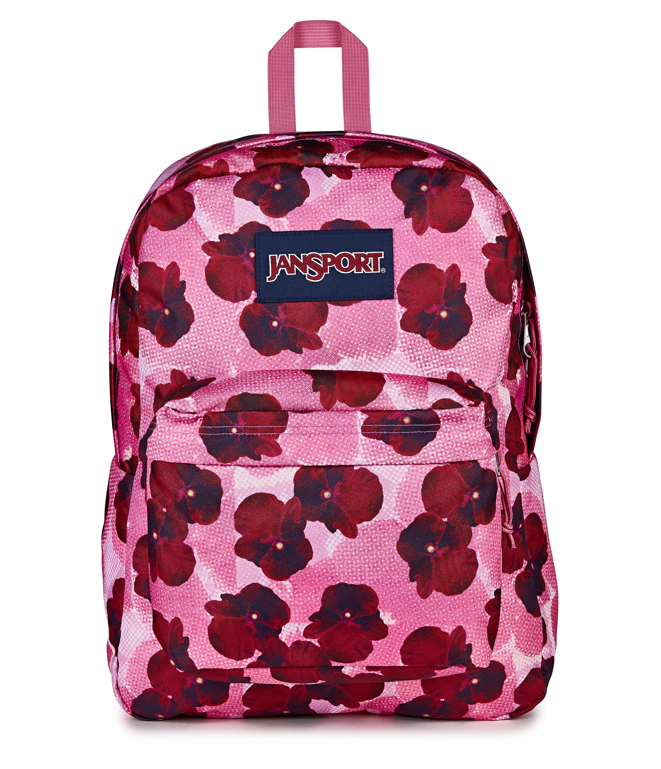 JanSport SuperBreak One Backpack - Durable, Lightweight Bag with 1 Main Compartment, Front Utility Pocket with Built-in Organizer, Premium Backpack, Cherry Lacquer