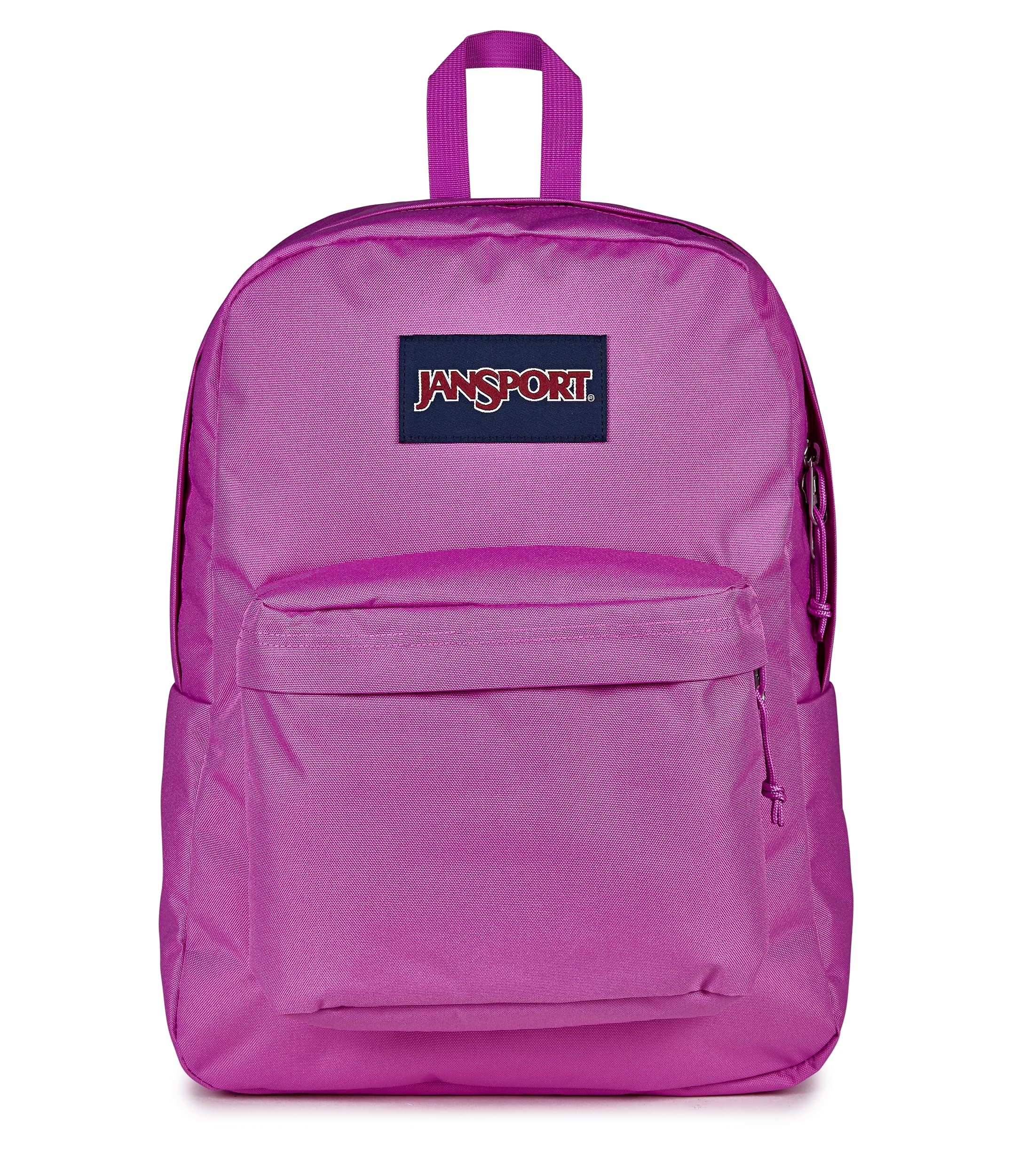 JanSport SuperBreak One Backpack - Durable, Lightweight Bag with 1 Main Compartment, Front Utility Pocket with Built-in Organizer, Premium Backpack, Cherry Lacquer