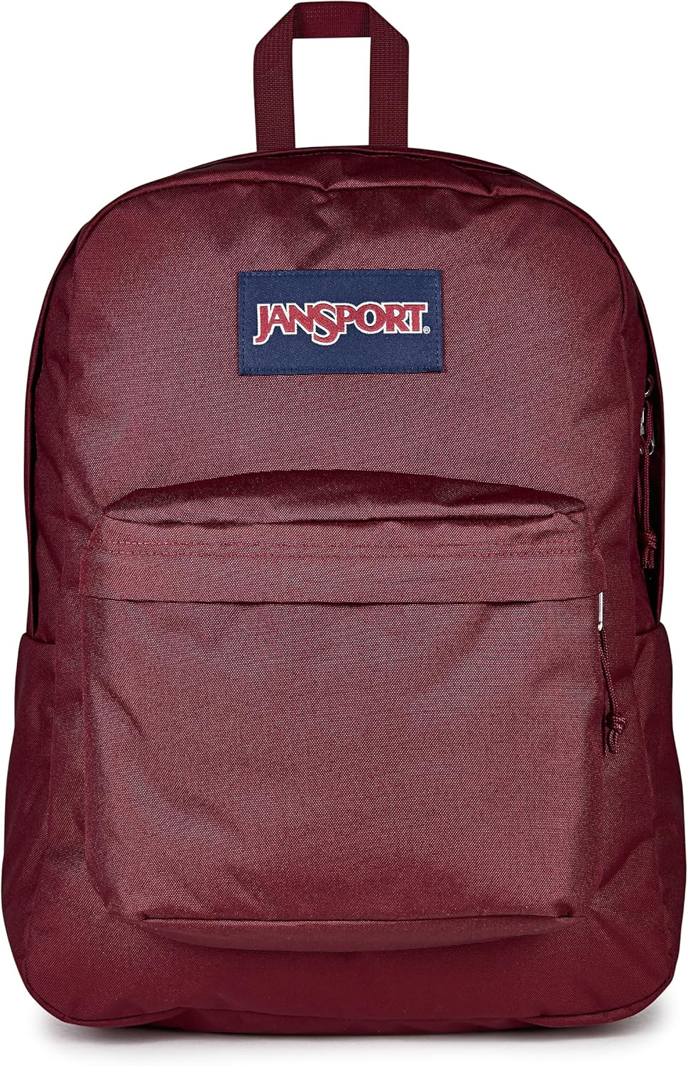 JanSport SuperBreak One Backpack - Durable, Lightweight Bag with 1 Main Compartment, Front Utility Pocket with Built-in Organizer, Premium Backpack, Cherry Lacquer