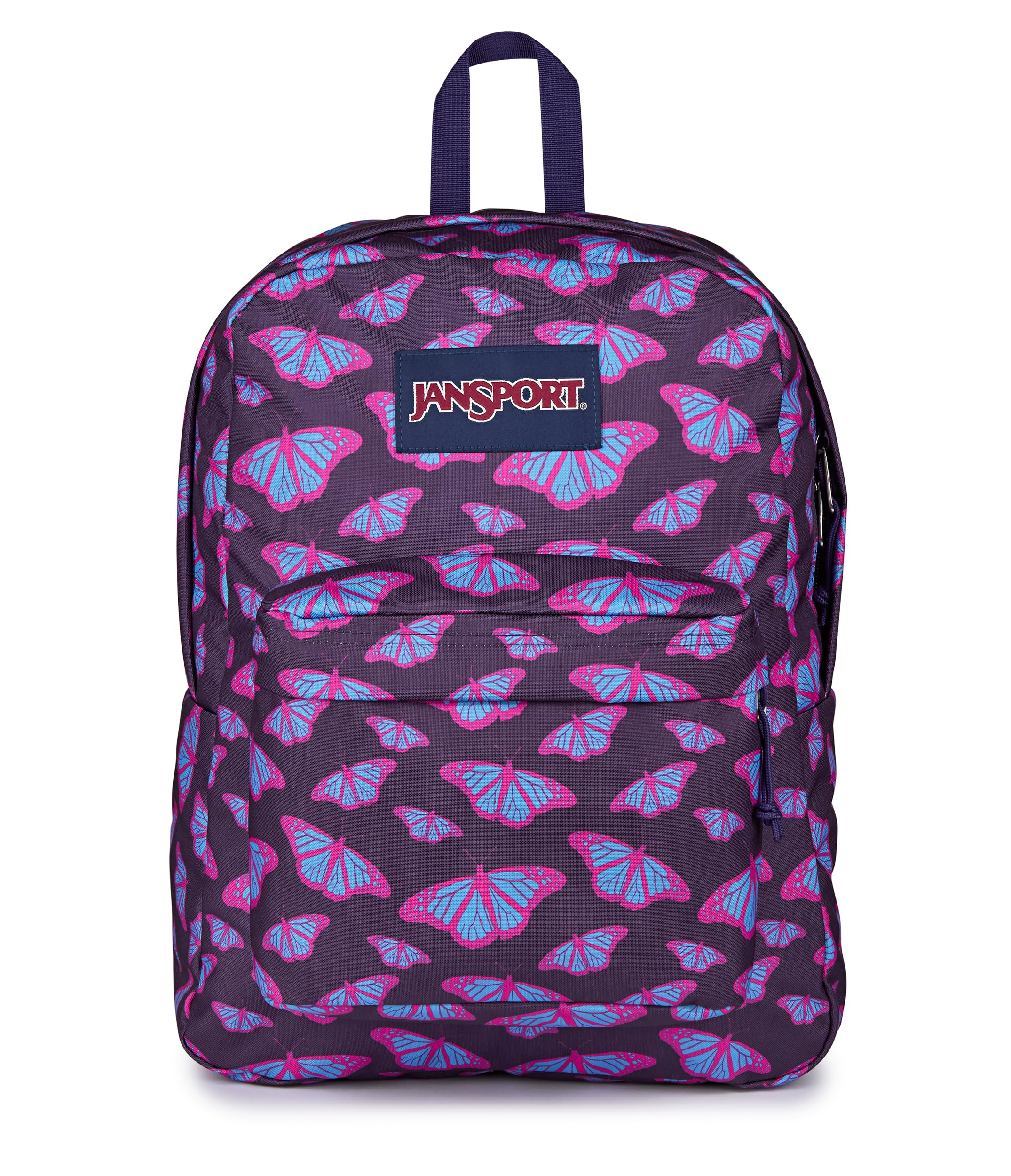 JanSport SuperBreak One Backpack - Durable, Lightweight Bag with 1 Main Compartment, Front Utility Pocket with Built-in Organizer, Premium Backpack, Cherry Lacquer